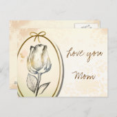 Maman, carte postale (Devant / Derrière)