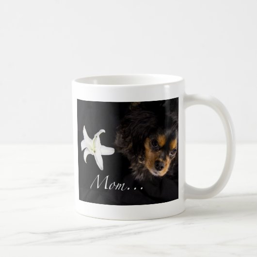 Maman...Cavalier Roi Charles Spaniel Mug (Droite)