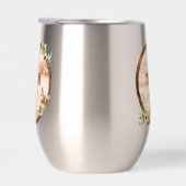 Maman Cercle En Bois Avec Fleurs (Droite)