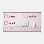 Maman Chat Chaton Mignon Patte Rose (Clavier et souris)