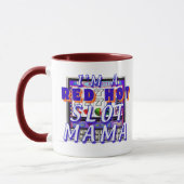 Maman chaude Mug de fente (Gauche)