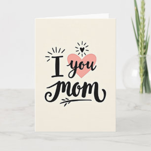 Maman chérie je t'aime Carte