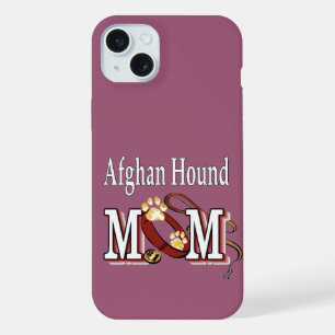 Maman Chien de race Afghan Hound