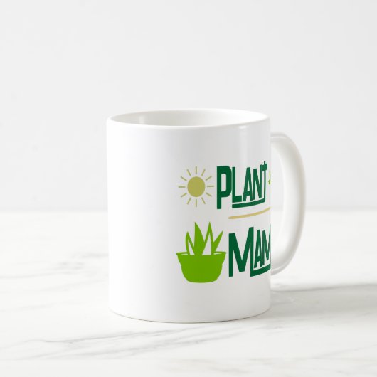 Maman Classic Mug de plante (Devant droit)