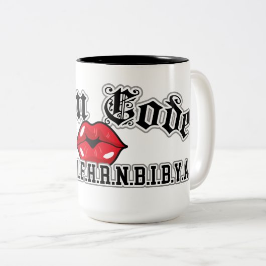 Maman Code Café Mug (Devant droit)