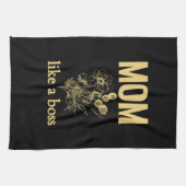 Maman comme un patron Mère's Day Serviette de cuis (Horizontal)