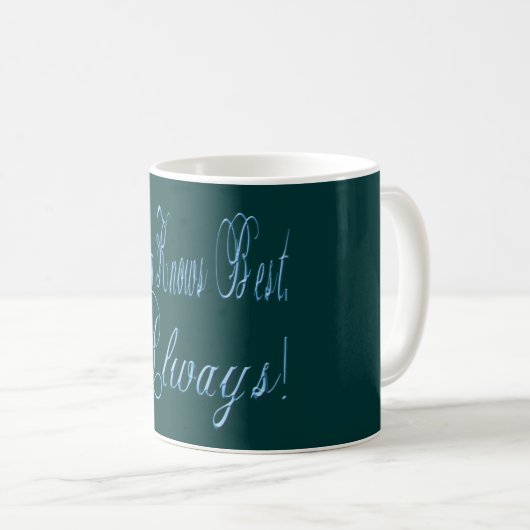 Maman connaît la meilleure Mug (Devant droit)