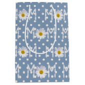 Maman Daisy Sur Sac Cadeau Moyen Pois (Devant)