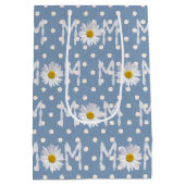 Maman Daisy Sur Sac Cadeau Moyen Pois (Dos)