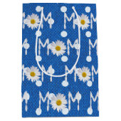 Maman Daisy Sur Sac Cadeau Moyen Pois (Devant)