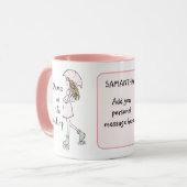 Maman dans la confection de tasse personnalisée (Devant gauche)