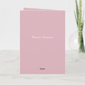Maman dans un million. Carte d'anniversaire. (Dos)