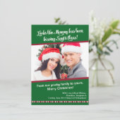 Maman de carte de faire-part de photo de grossesse (Debout devant)