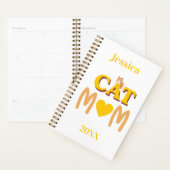 Maman de chat avec un chat tigré roux non daté (Devant avec enveloppe)