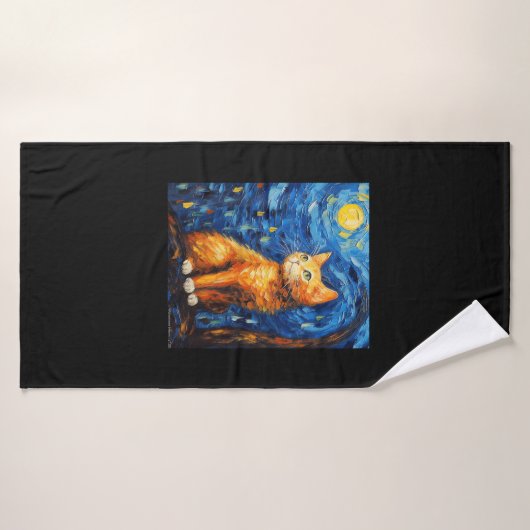 Maman de chat, Papa de chat (Serviette de bain)
