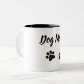 Maman de chien avec la tasse d'empreintes de (Devant gauche)