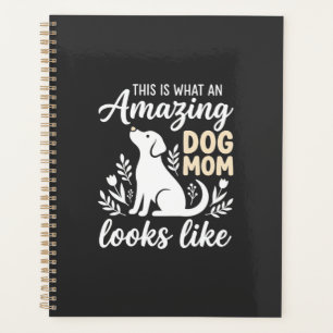 Maman de chien incroyable amateur de chien floral
