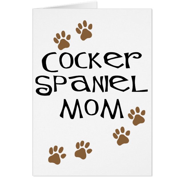 Maman de cocker pour des mamans de chien (Devant)