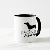 MAMAN de Doxin de chien de Weiner de tasse de (Devant droit)