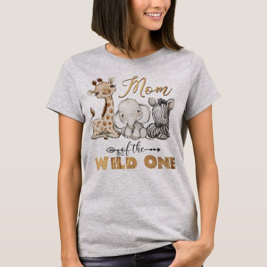 Maman de la Wild One Gold Foil T-shirt (Devant)