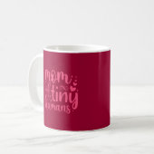 Maman de minuscules humains Drôle café Mug pour ma (Devant gauche)
