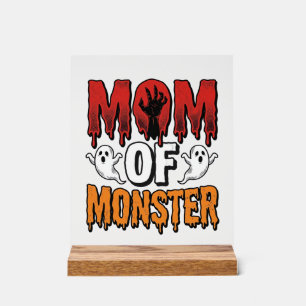 Maman de Monstre Vintage Halloween T-Shirt Design_