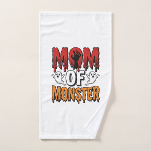 Maman de Monstre Vintage Halloween T-Shirt Design_
