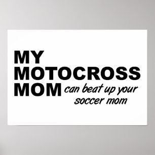 Maman de Motocross Affiche Drôle