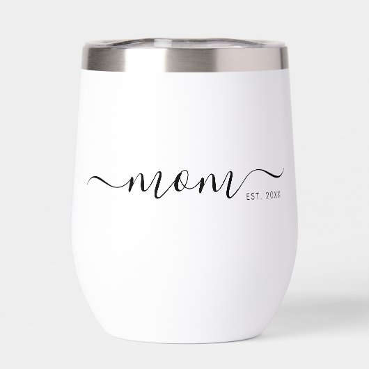 Maman de style moderne noir établie (Arrière)