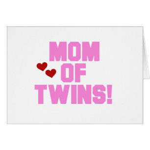 Maman de T-shirts et cadeaux Twins-Pink
