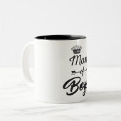 Maman de tasse de café à deux tons de garçons (Devant gauche)