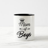 Maman de tasse de café à deux tons de garçons (Centre)