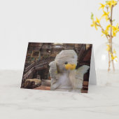 Maman d'Halloween. Carte de voeux (Fleur jaune)