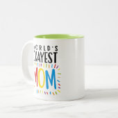 MAMAN d'Okayest du monde - tasse de café de thé (Devant gauche)