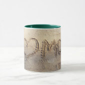 Maman du coeur I, tasse d'amour de plage (Centre)