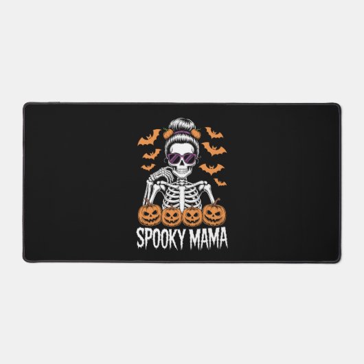 Maman effrayante squelette de Halloween cool (Recto)