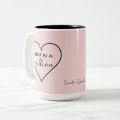 "Maman en un million" Coeur Mug | Cadeau de la fêt (Devant gauche)