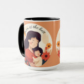 Maman est la meilleure mug (Devant gauche)