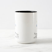 Maman Est Personnalisée. Mug avec Fleur sauvage Pa (Centre)