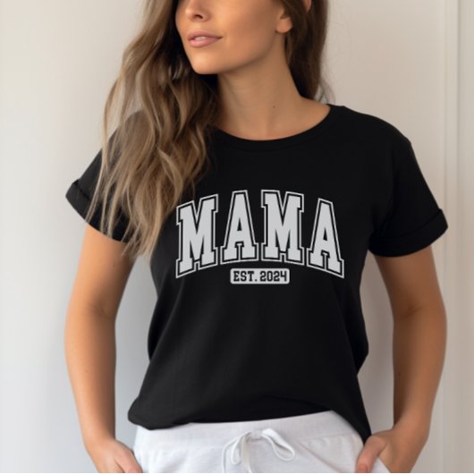 Maman Est. T-shirt 2024 - Nouveau cadeau maman - G