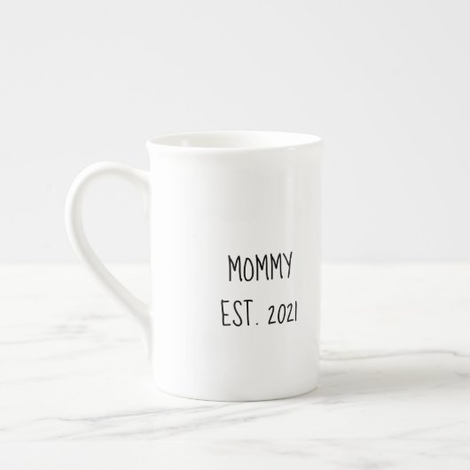 Maman 'est year' tasse pour les nouveaux parents (Gauche)