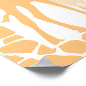 Maman et bébé Giraffe Baby shower Affiche de bienv (Coin)