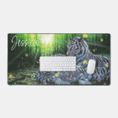 Maman et bébés Tigre blanc (Clavier et souris)