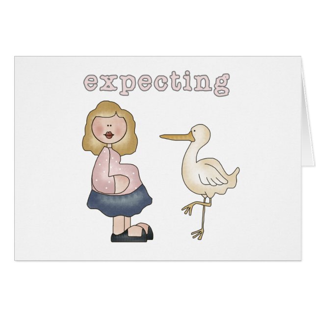 Maman et cigogne dans l'expectative (Devant horizontal)