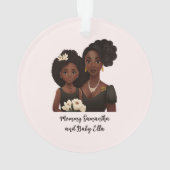 Maman et fille noire personnalisée (6) (dos)