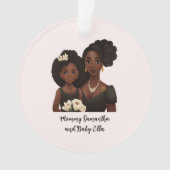 Maman et fille noire personnalisée (6) (devant)