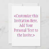 "Maman et moi" Petite fille Invitation ou Invitati (Dos)