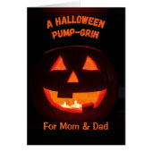 Maman et papa Halloween Cute Jack o' Lantern (Devant)