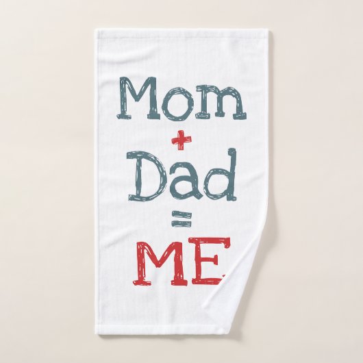 Maman et papa sont moi (Serviette à main)