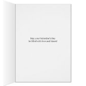 Maman et Papa Sweet Traitements Carte Saint Valent (Intérieur (Droit))